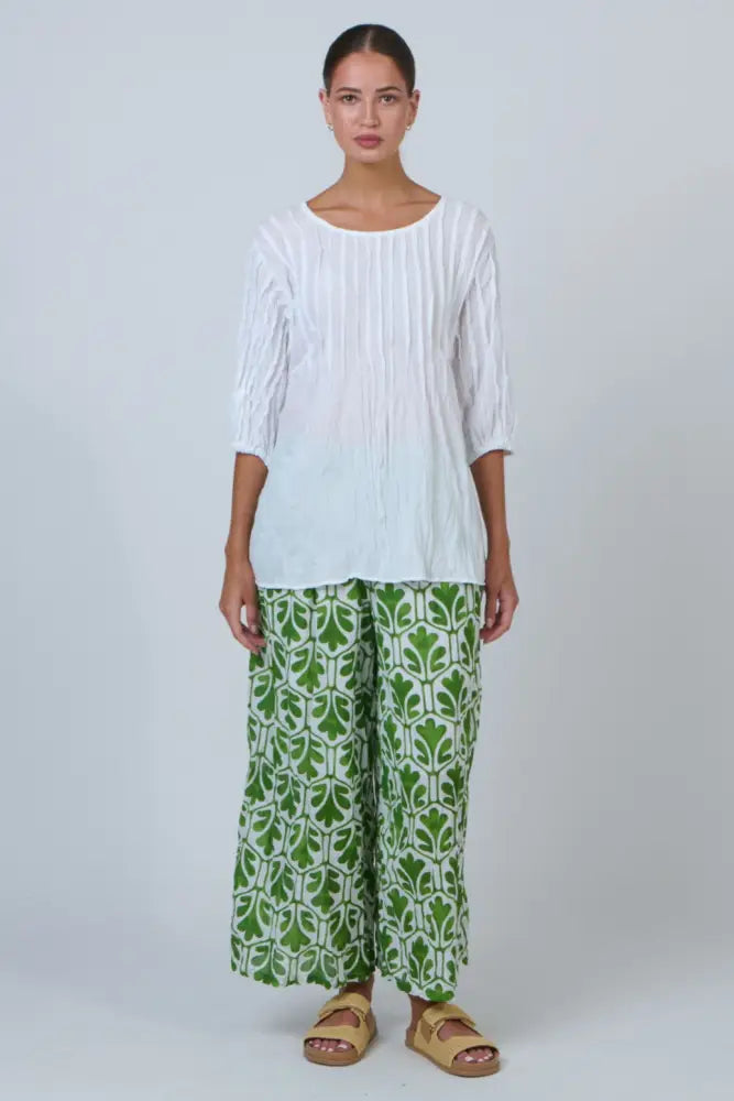 1/2 SLEEVE COTTON TOP - N26 TOP