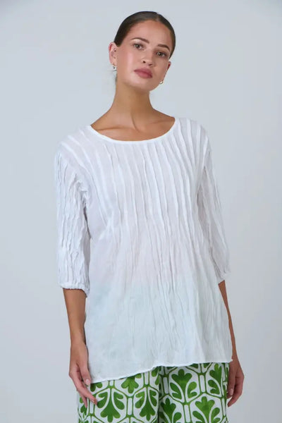 1/2 SLEEVE COTTON TOP - N26 TOP