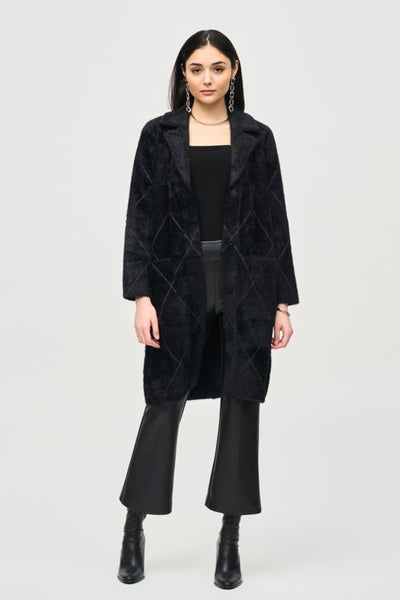 NOTCHED COLLAR COAT - 233951JR