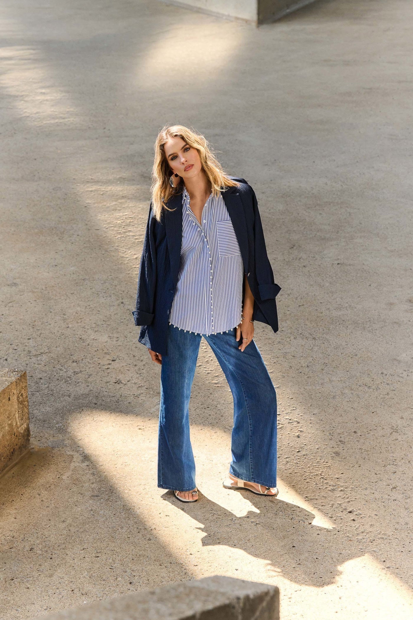 GOLDIE WIDE LEG JEAN - 251968JR