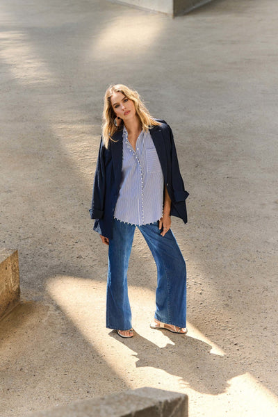 GOLDIE WIDE LEG JEAN - 251968JR