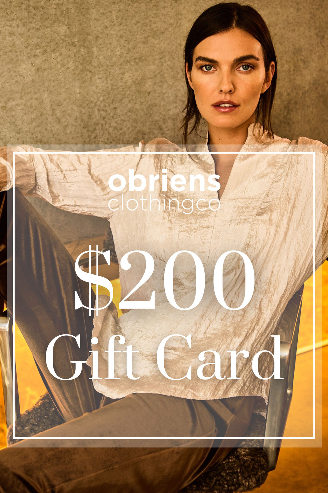 GIFT OF $200 -