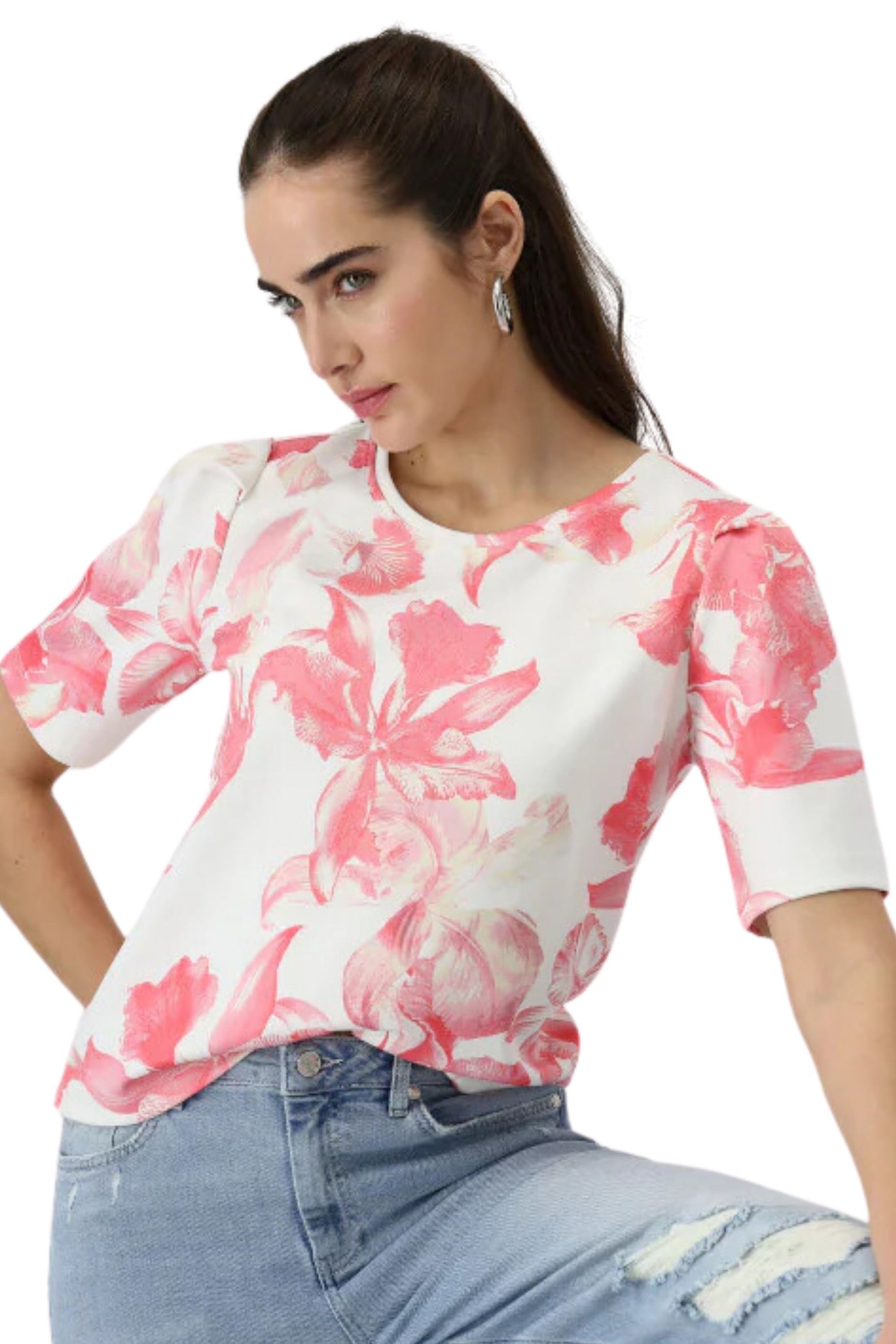 MONARI-FLORAL-TEE-408176MNR