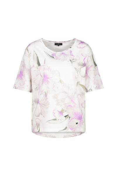 FLORAL TEE - 408225MNR