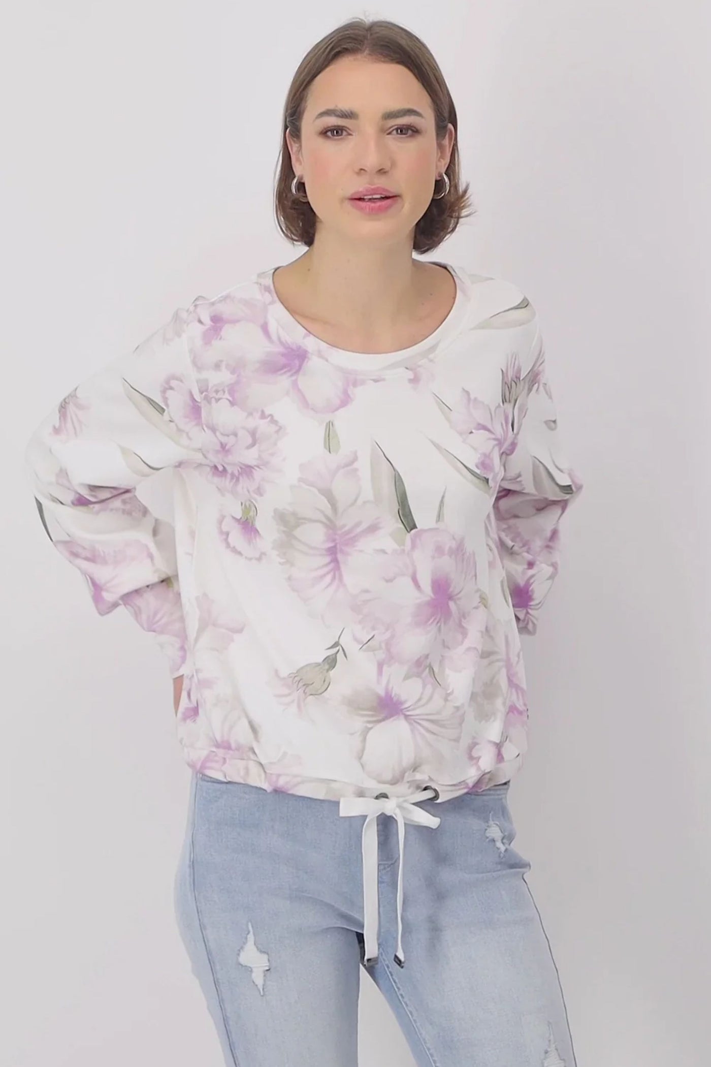 FLORAL TOP - 408232MNR