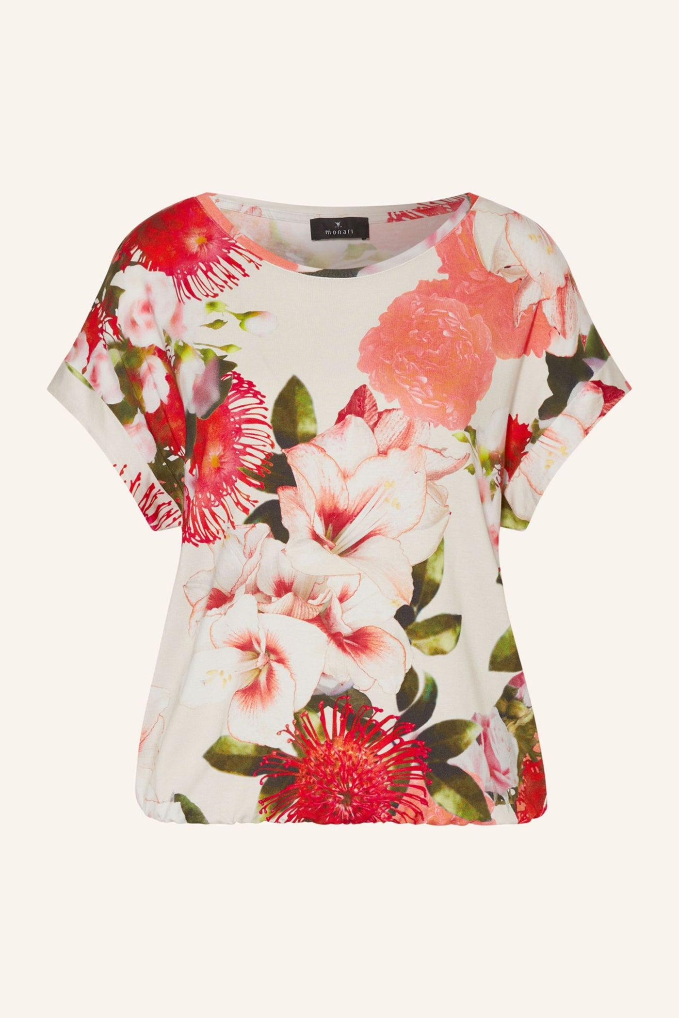 FLORAL TEE - 408539MNR