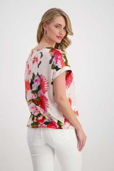 FLORAL TEE - 408539MNR