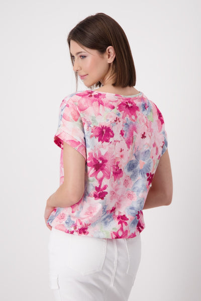 FLORAL TEE - 408700MNR