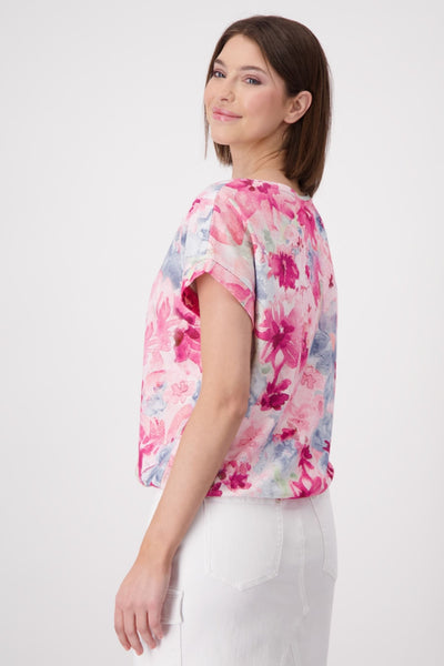 FLORAL TEE - 408700MNR