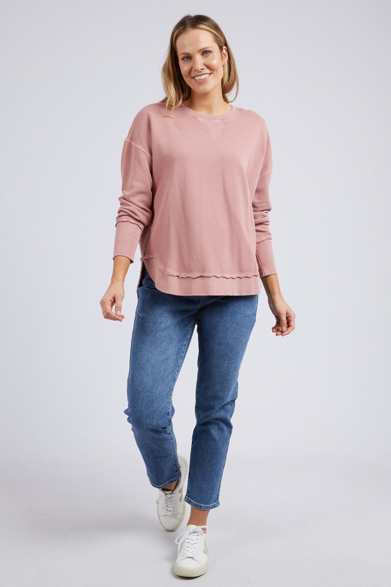 DELILAH CREW-55X0093 8 / PINK TRACK TOP