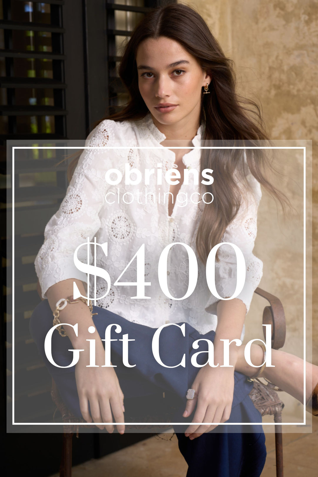 GIFT OF $400 -