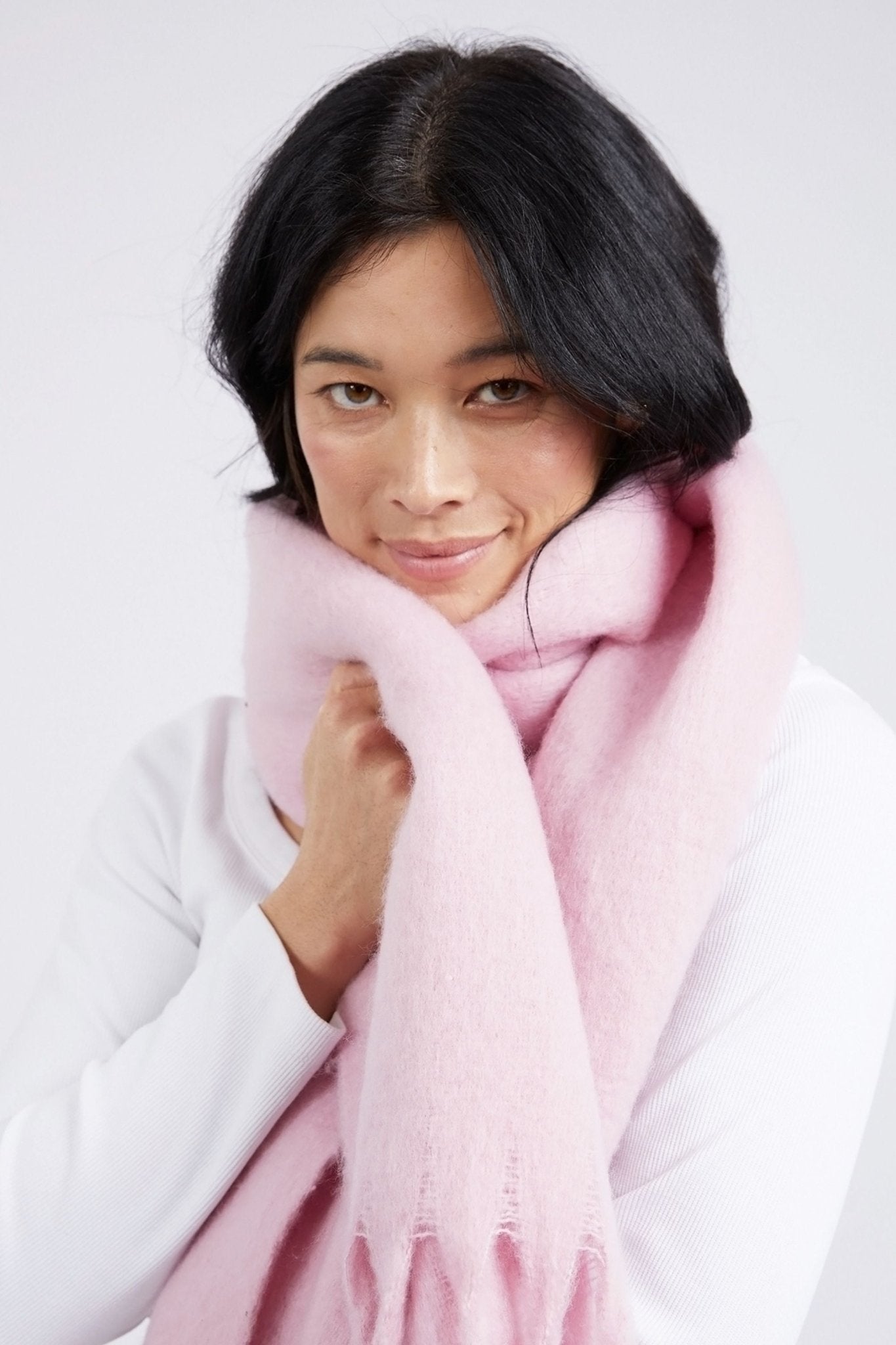 COMFY SCARF - 81A1319 PINK SCARF