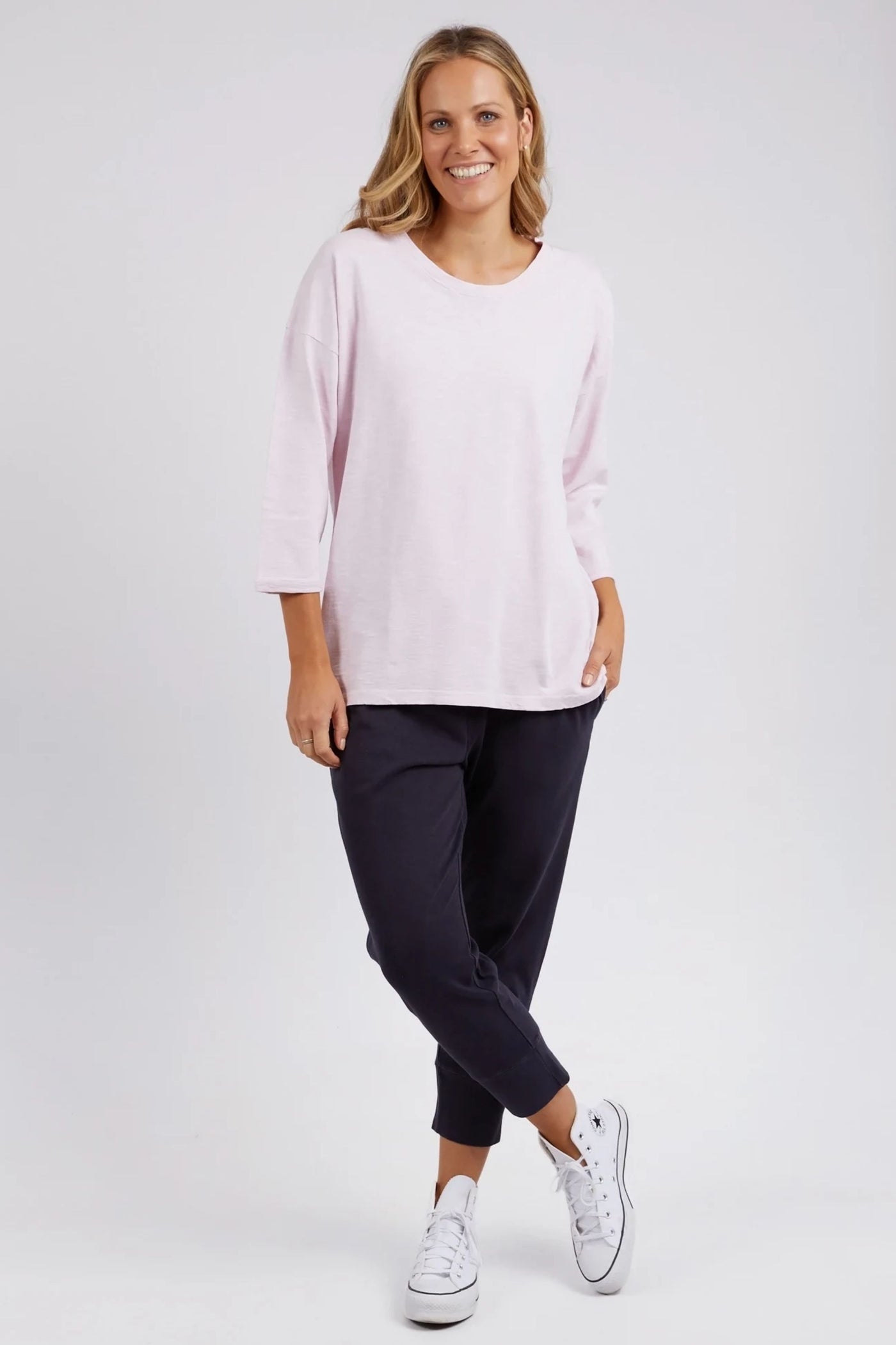 ANNIE 3/4 SLV TEE - 81X4134