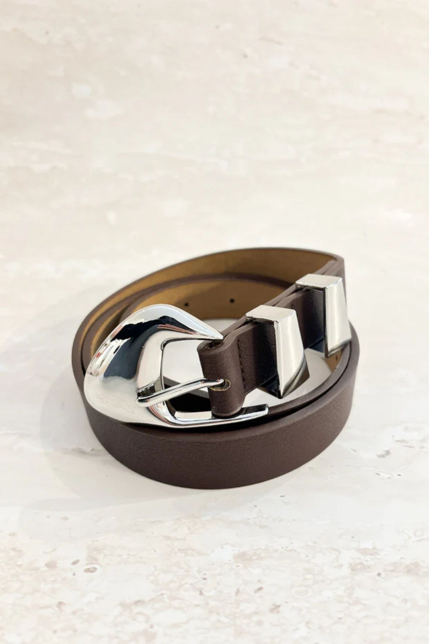 PEBBLE DOME BUCKLE BELT - AWBE7146