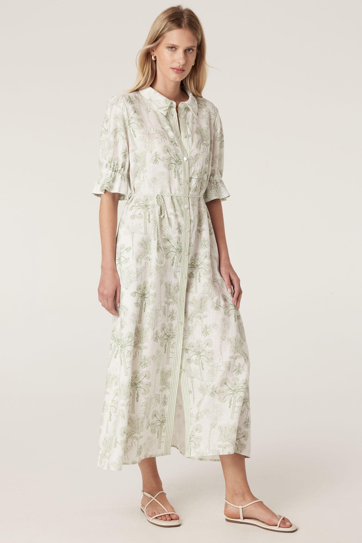 AVONDALE LINEN DRESS - CSS25356