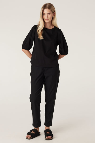 PIMA LANTERN SLEEVE TOP - CSC1084 TOP