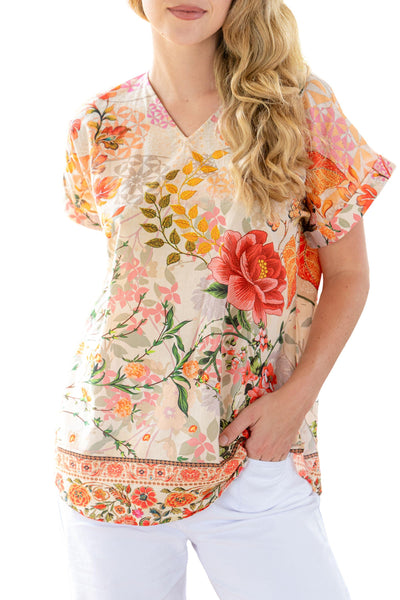 V-NECK TOP - TOP-1214