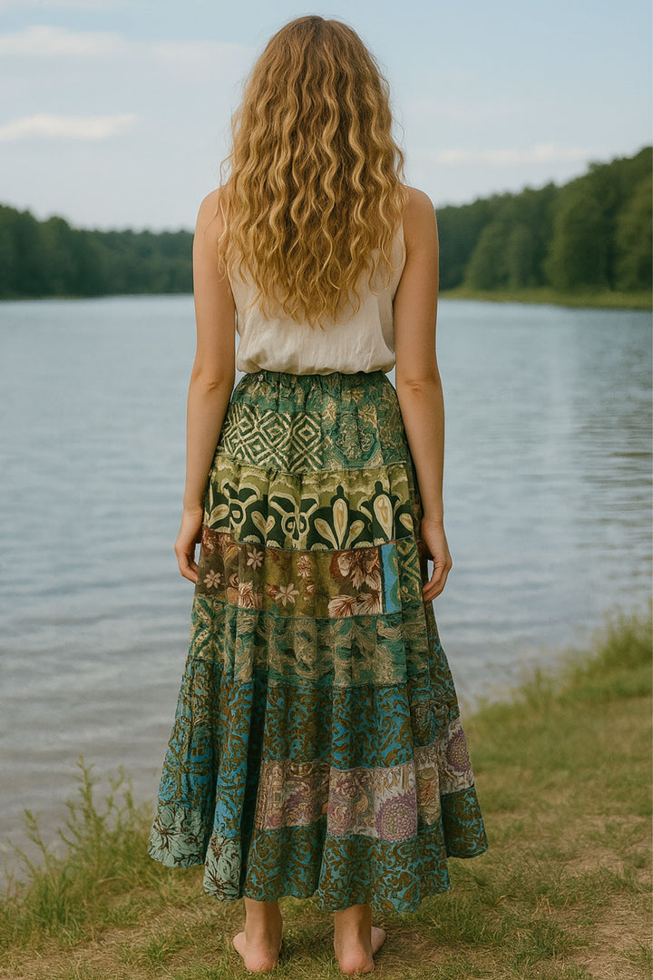 STEVIE SKIRT - SKT-14192-GRN