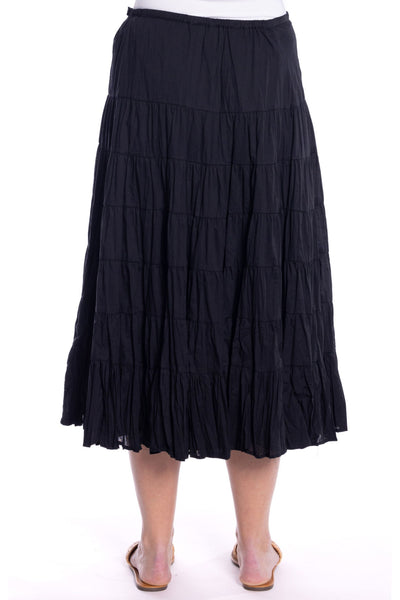 VOILE TIERED SKIRT - CLM486