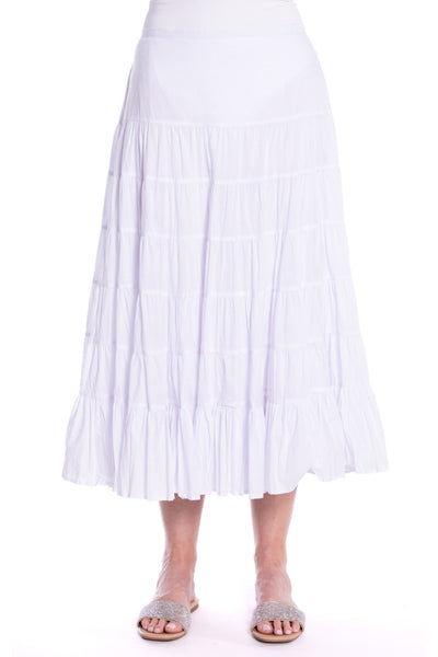 VOILE TIERED SKIRT - CLM486