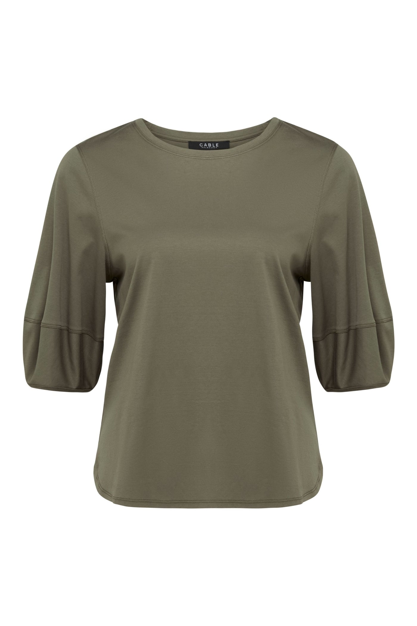 PIMA LANTERN SLEEVE TOP - CSS24496