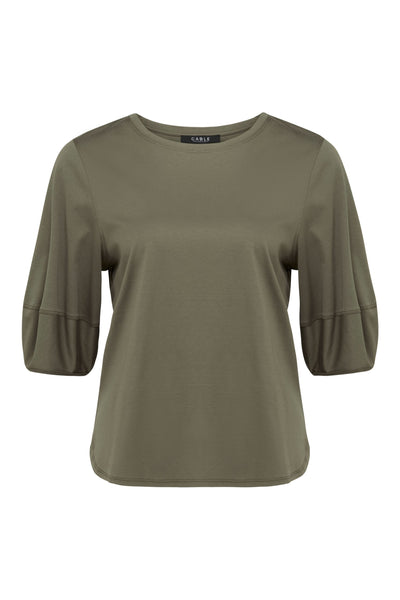 PIMA LANTERN SLEEVE TOP - CSS24496