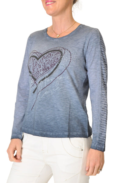 HEART KNIT TEE - 74180