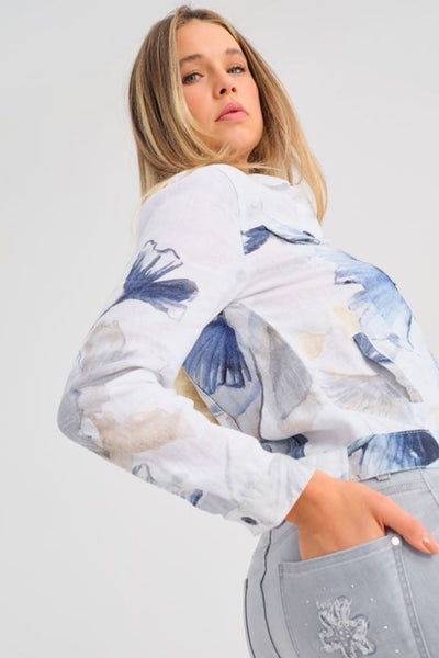 LINEN JACKET - 25791DC