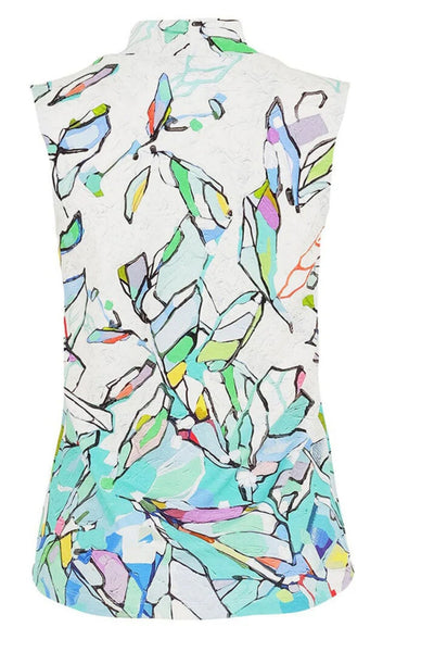S/LESS PRINTED TOP - 25612DC