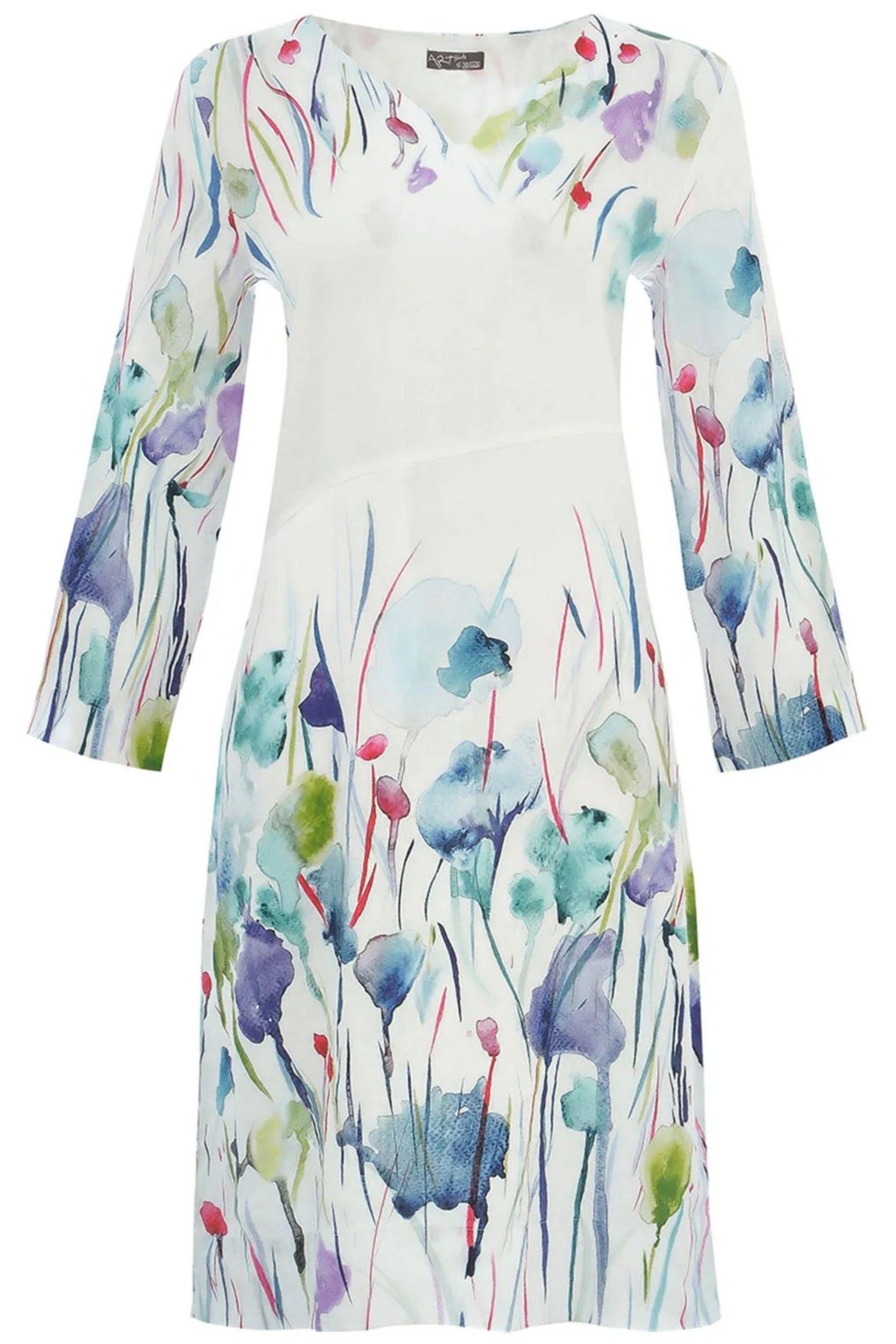 TAB SLEEVE DRESS - 25783DC