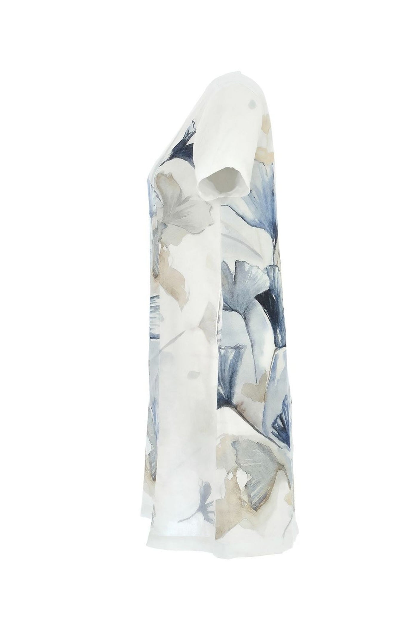 V NECK LINEN DRESS - 25793DC