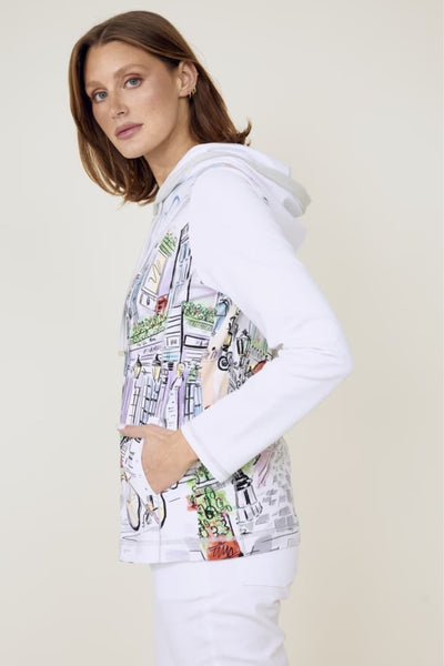 ZIP THRU HOODY - 25727DC