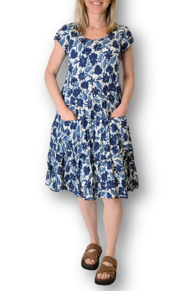 CAP SLV DRESS - JADE-500