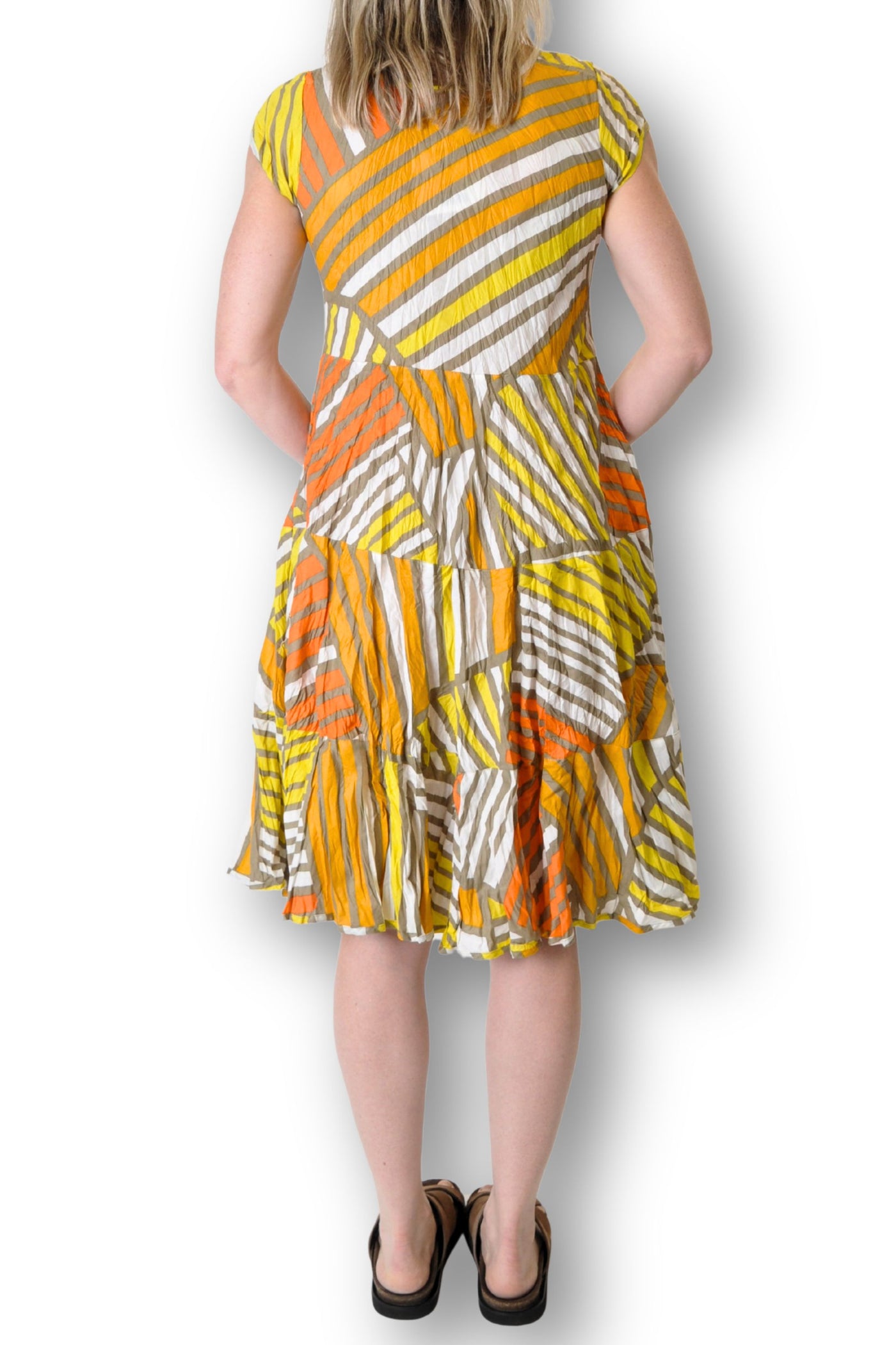 CAP SLV DRESS - JADE-500