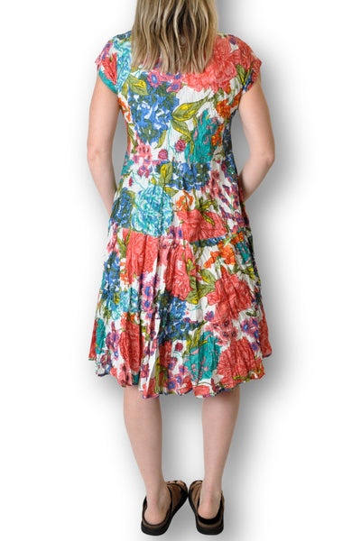CAP SLV MIDI DRESS - JALAN-5AK