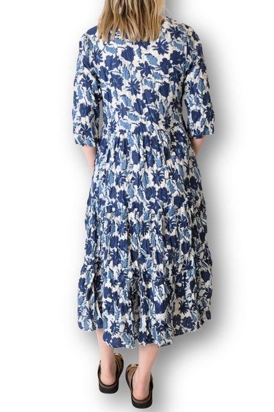 3/4 SLV MIDI DRESS - JOK-500