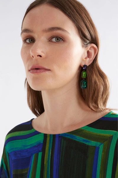 JULE LONG DROP EARRING - E0460