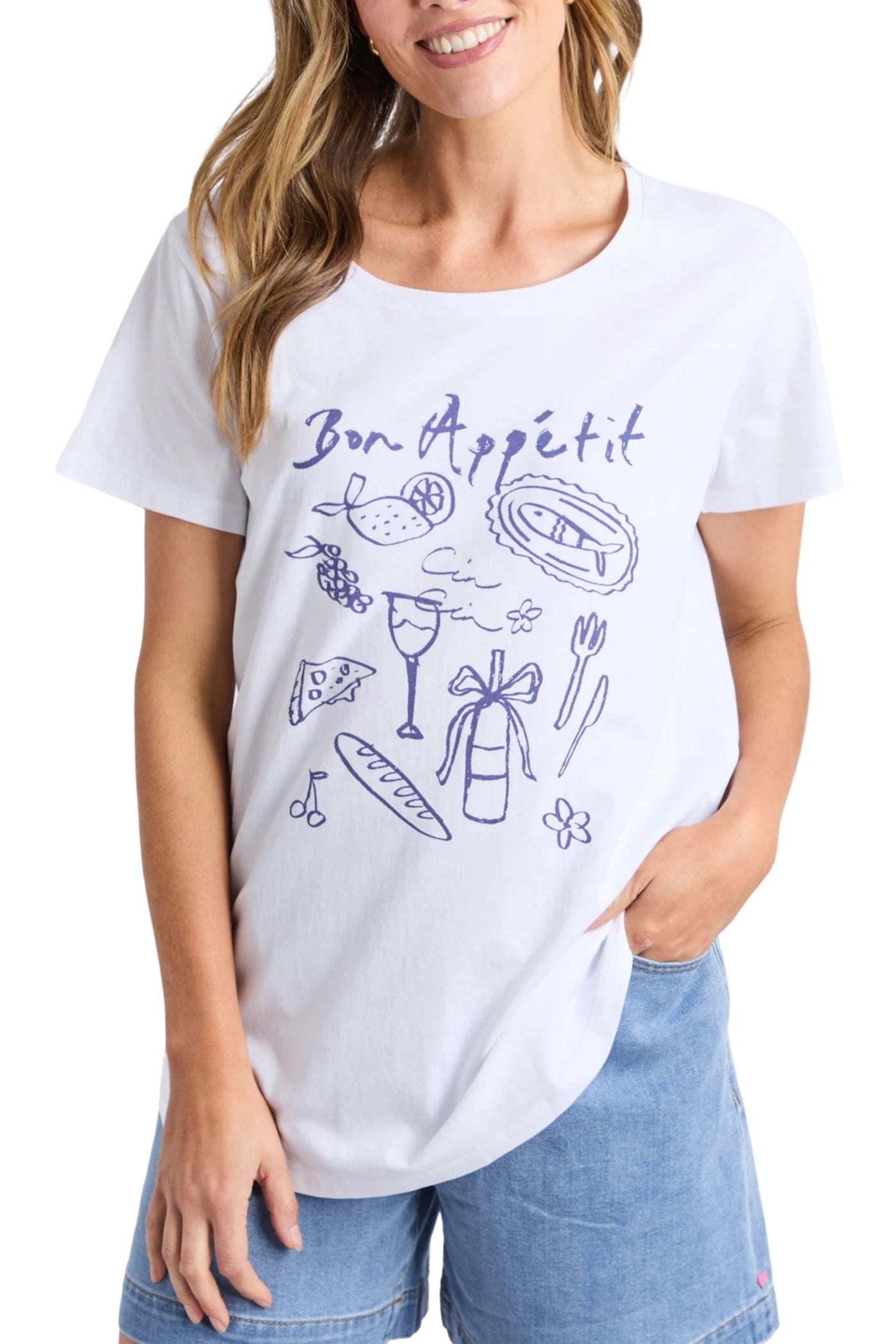 BON APPETIT TEE - 8169053 T-SHIRT