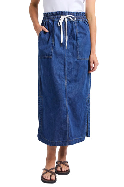 CLOVER MIDI DENIM SKIRT - 81D1570