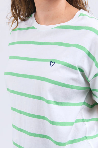 HALLI TEE - STRIPE - 81X4453