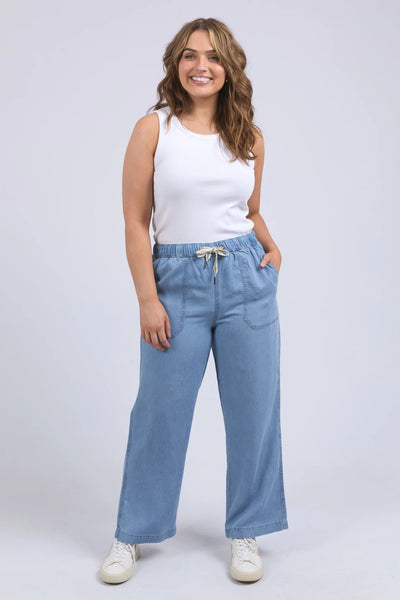 PAYTON CHAMBRAY PANT - 8168052