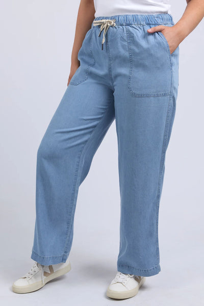 PAYTON CHAMBRAY PANT - 8168052