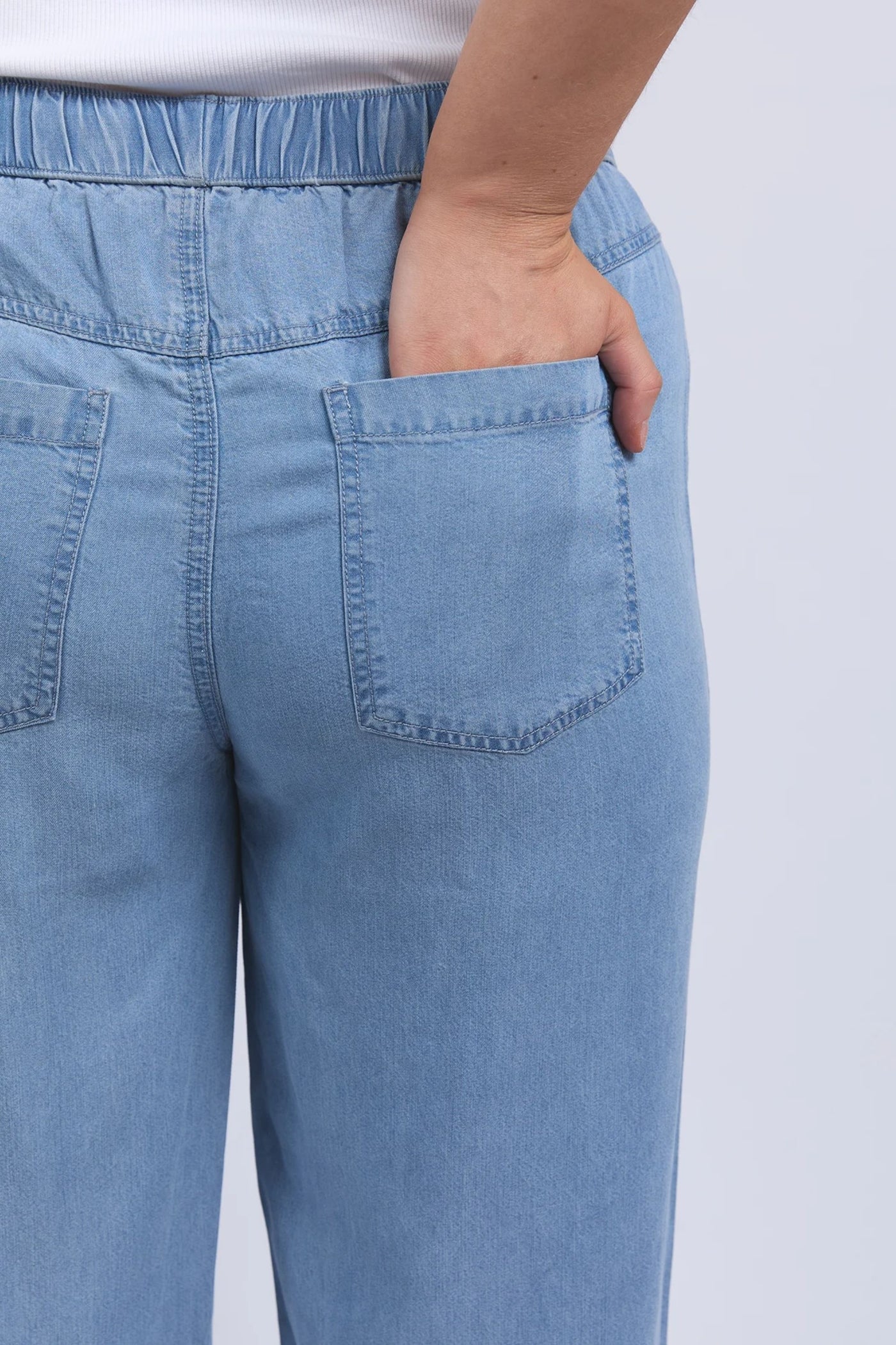 PAYTON CHAMBRAY PANT - 8168052