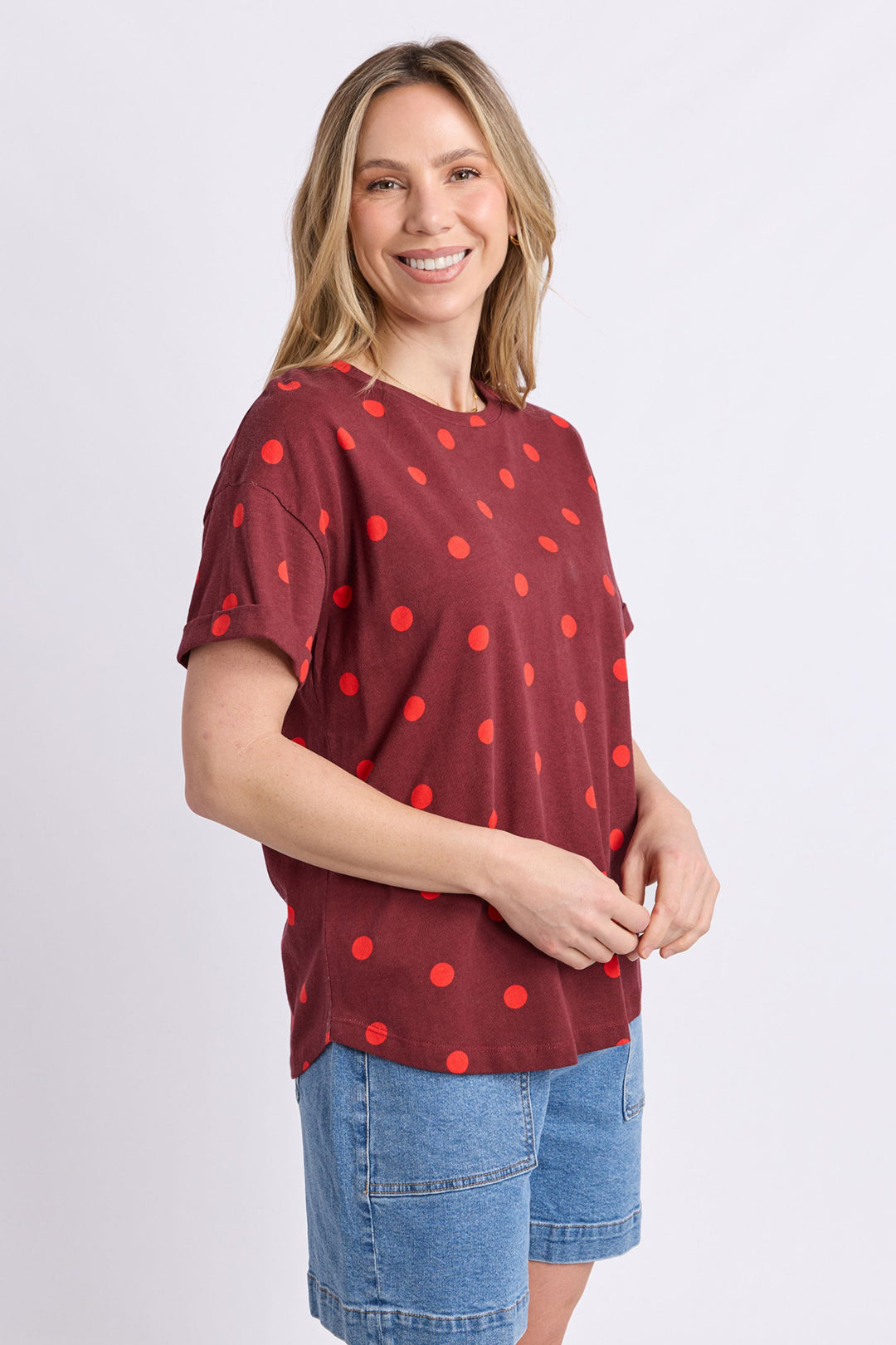 MADDY SPOT TEE - 8188093