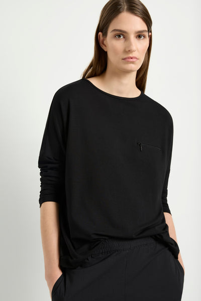 ZIP POCKET SWEATER - F012926