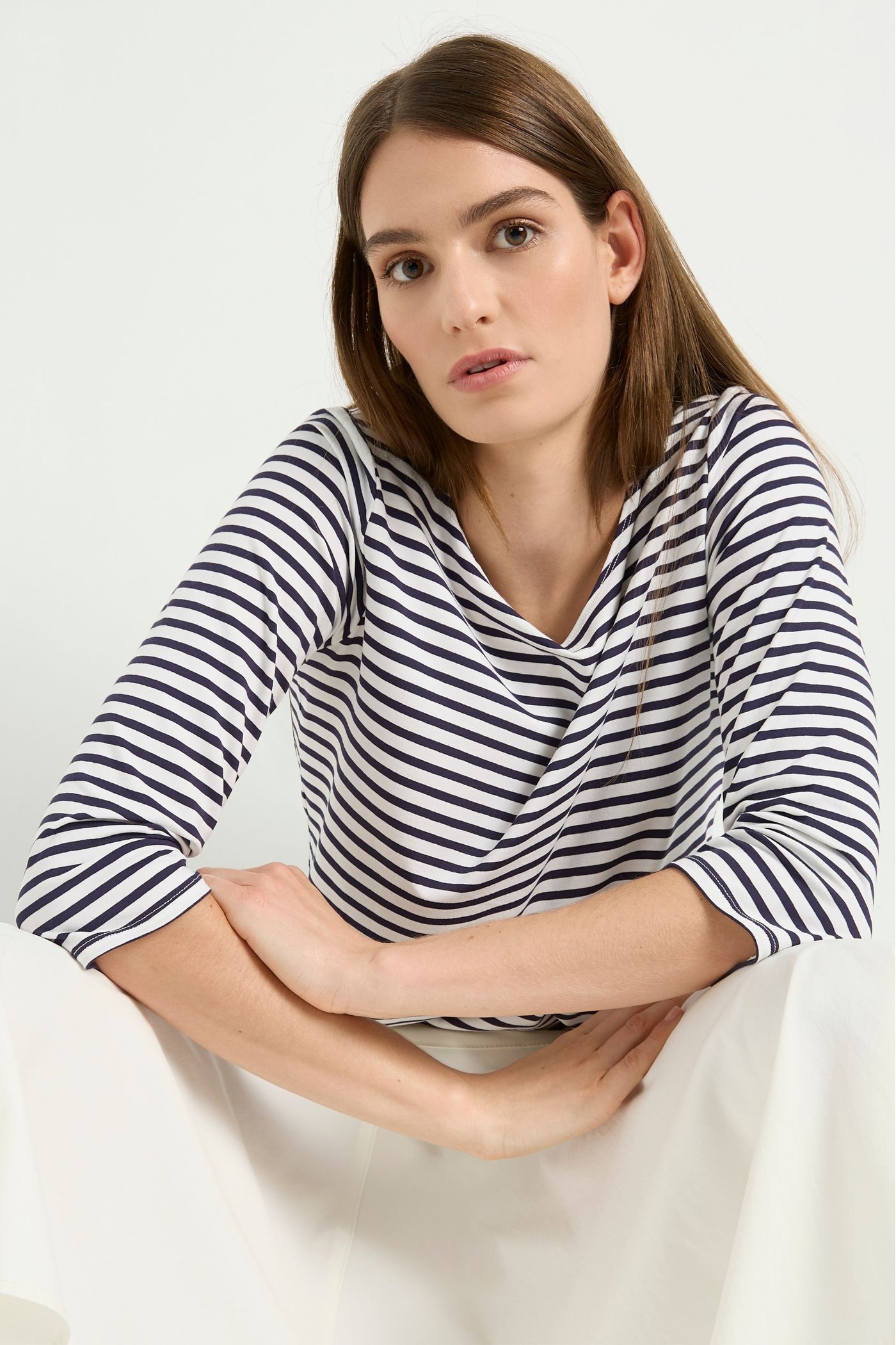 RELAXED BOAT NECK - F5312630