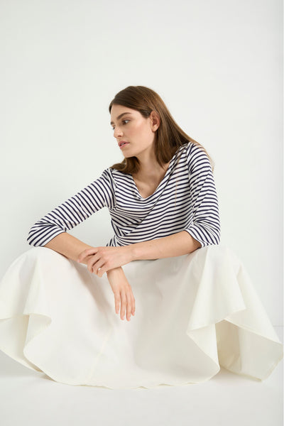 RELAXED BOAT NECK - F5312630