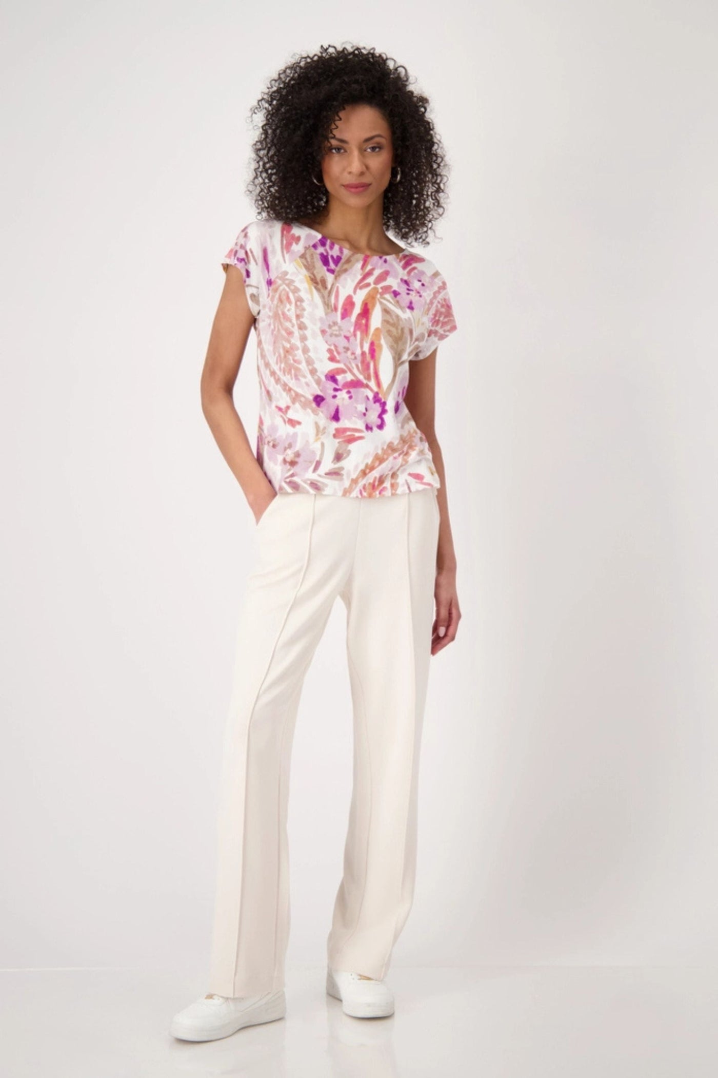 PAISLEY PRINT TEE 409643MNR TOP