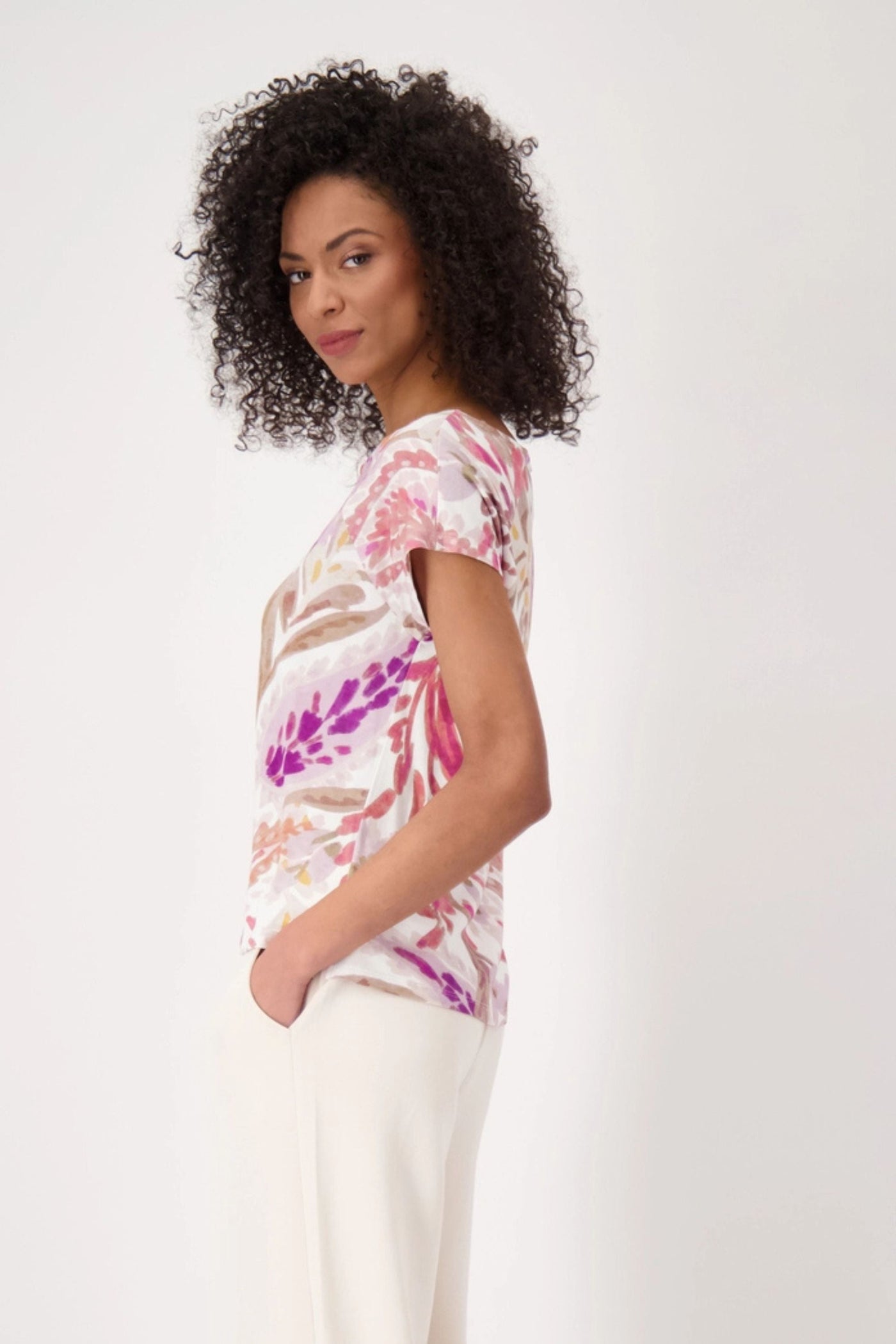 PAISLEY PRINT TEE 409643MNR TOP