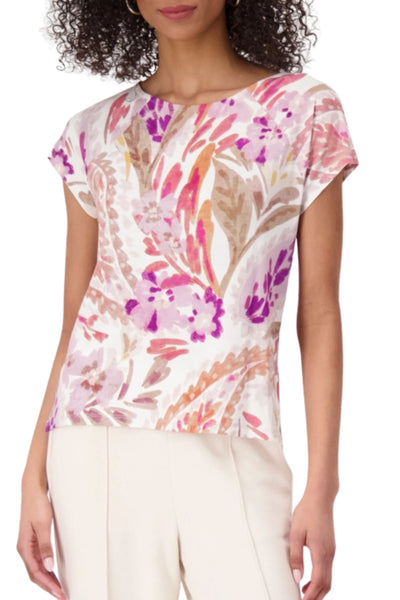 PAISLEY PRINT TEE 409643MNR TOP